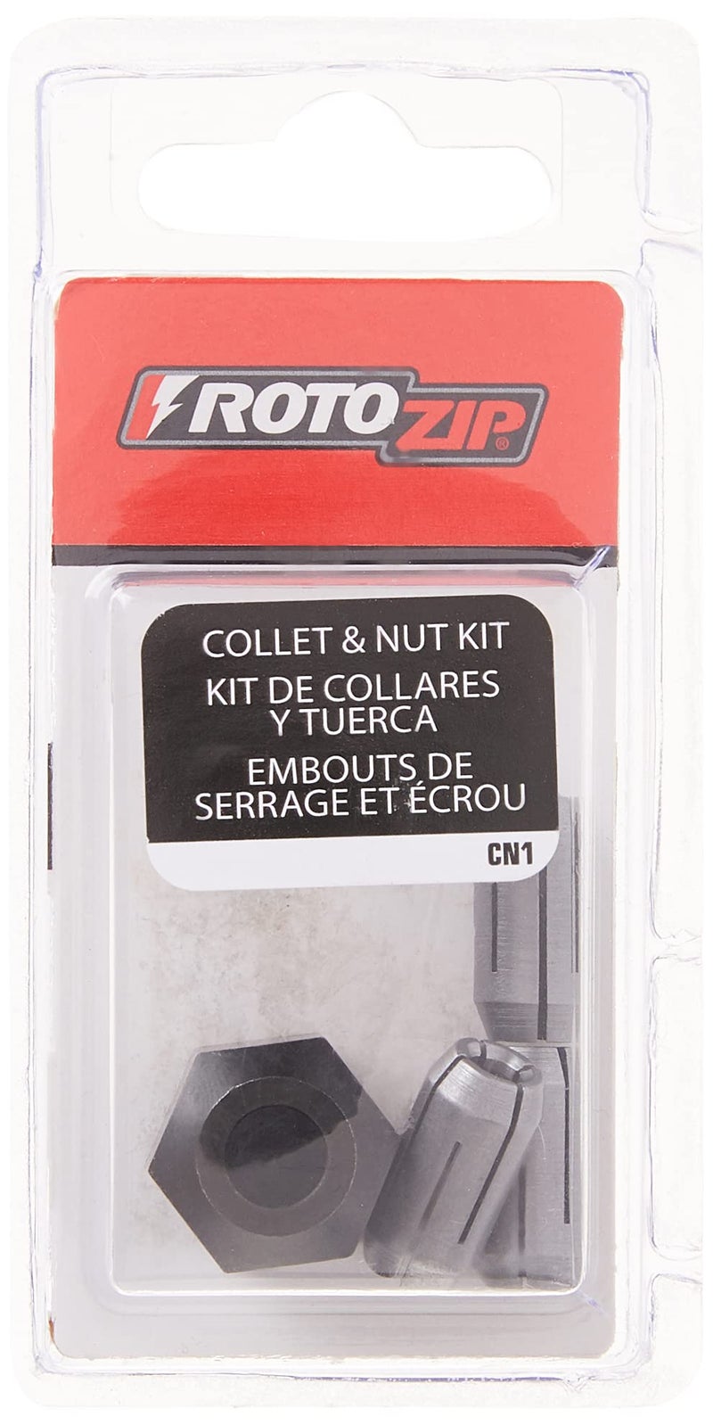 RotoZip CN1 Replacement Collet and Nut Kit,Silver - Image 2